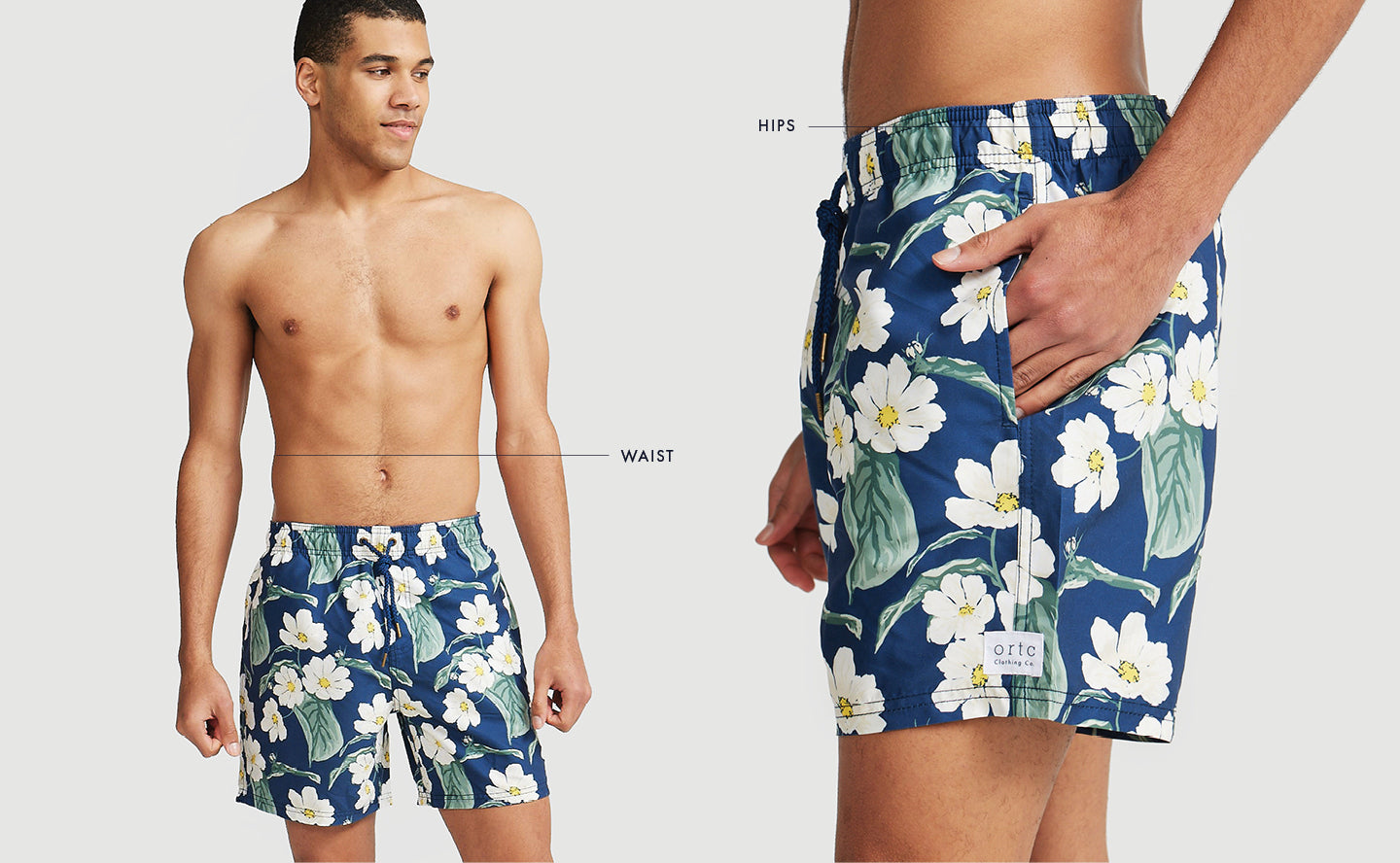 Portsea Blue Swim Shorts – ORTC Clothing Co