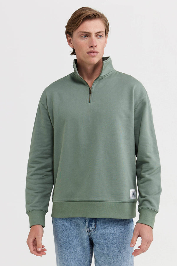 Henderson Quarter Zip Olive