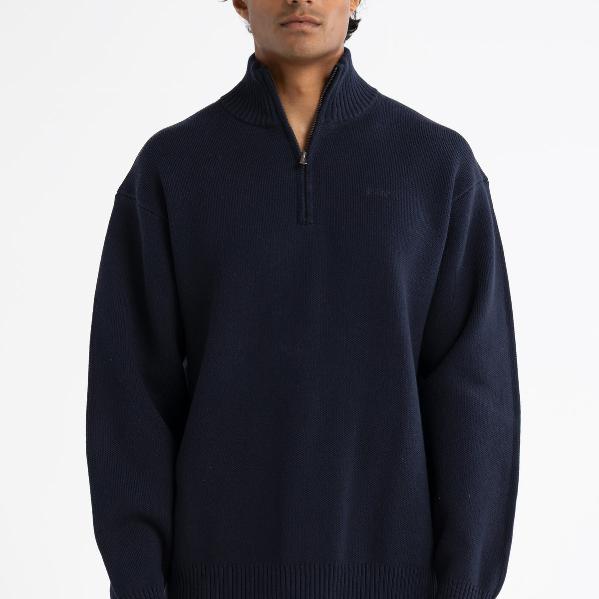 ORTC Men's Corbin Knit Quarter Zip French Navy – ORTC Clothing Co