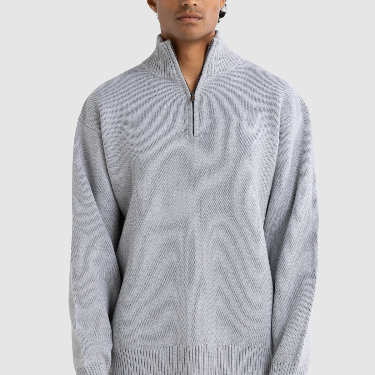 ORTC Men's Corbin Knit Quarter Zip Grey Marle – ORTC Clothing Co
